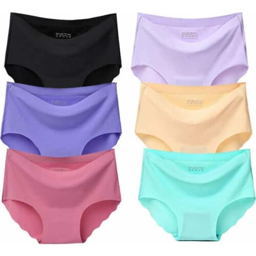 Womens Panties Underwear Sexy Panties Female Underpants Solid Color Pantys Intimates Lingerie