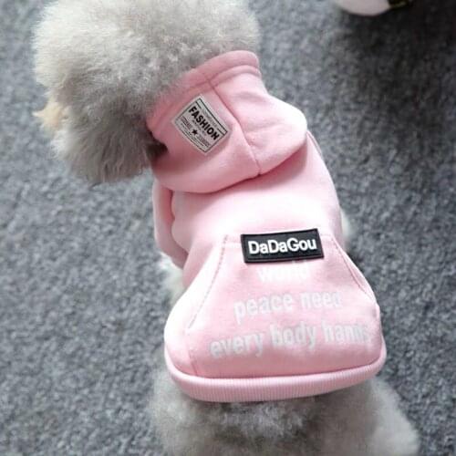 Winter Dog Clothes Bow Stripe Student Pets Outfits Warm Clothes for Small Dogs Cat Costumes Coat Jacket Puppy Sweater Dogs New