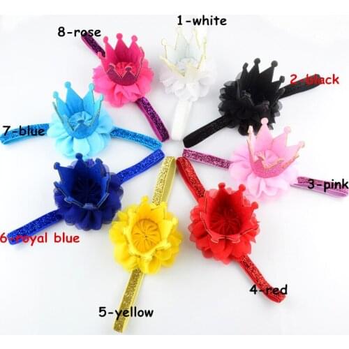 10 pcs/lot , Lovely Girls Glitter Crown Princess Headband for headband accessories apparel accessories