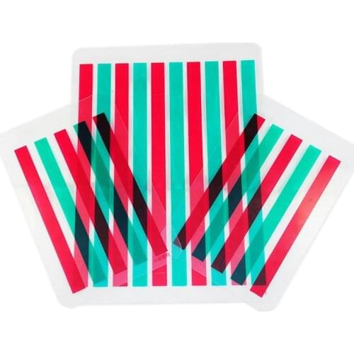 3Pcs Red Green Vision Myopia Strabismus Amblyopia Training Reading Aids Disinhibit