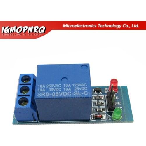 5pcs 1 Channel 5V Relay Module Low level for SCM Household Appliance Control new