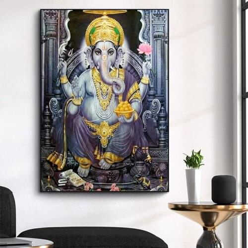Abstract Animal Buddha Poster Pictures Canvas Painting Posters and Prints Wall Art Picture for Living Room Home Decoration
