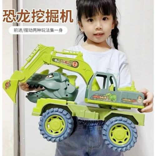 Car Toy Dinosaurs Transport Car Carrier Truck Toy Pull Back Vehicle Toy with Dinosaur Gift for Children Montessori