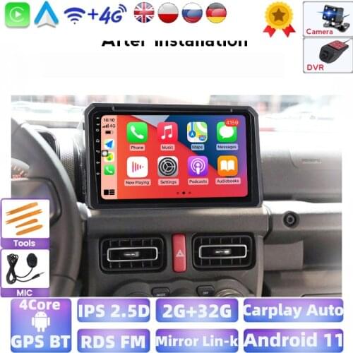 Android 2G+32G Car GPS Navigation Unit Player Radio For Suzuki Jimny 2019 Support DVR Wifi-OBDII REAR CAMERA