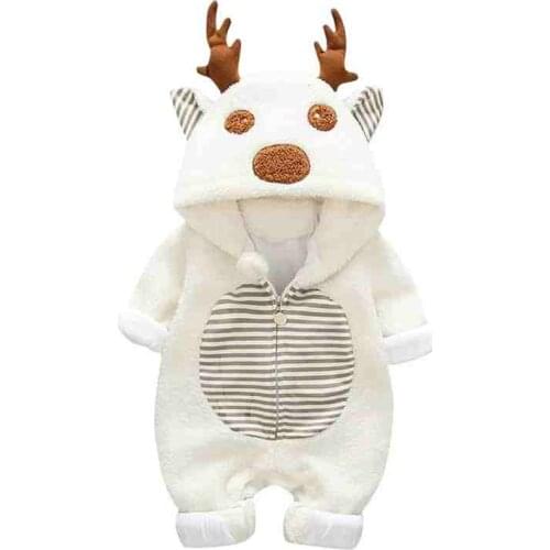 2021 Long Sleeve Hooded baby Rompers Newborn jumpsuits overalls Cotton Cute Outfits Clothes Infant Clothing