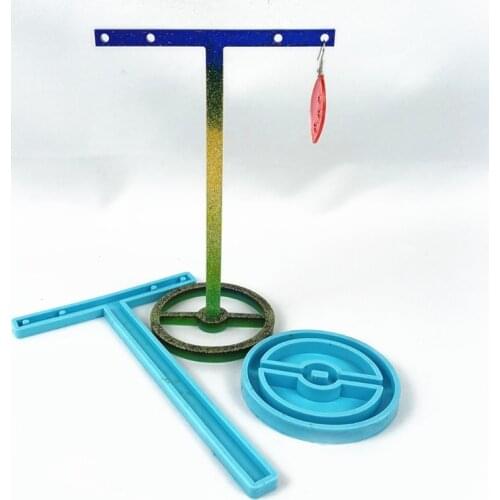 Earring Hook up Casting Silicone Mould DIY Crafts Making Tool Display Stand Hanger Epoxy Resin Mold Drop Ship