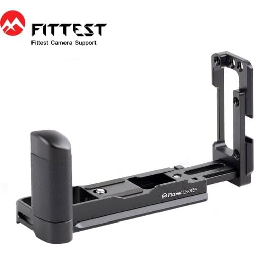 FITTEST made L-plate for Fujifilm XE4 handgrip X-E4 quick release L bracket for xe4 arca swiss compatible all metal