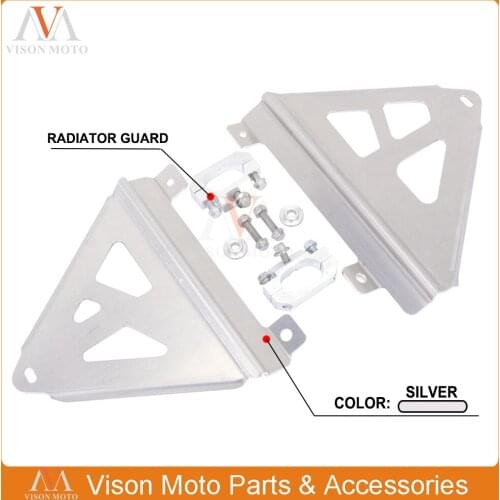 Motorcycle Water Tank Radiator Guard Cover Bracket For Honda CRF250R CRF 250R 2018-2019