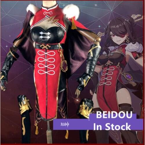 Genshin Impact BEIDOU COS Clothing Can Be Customized To Fit Its Size, 100% Restored Game Characters, Fine Workmanship