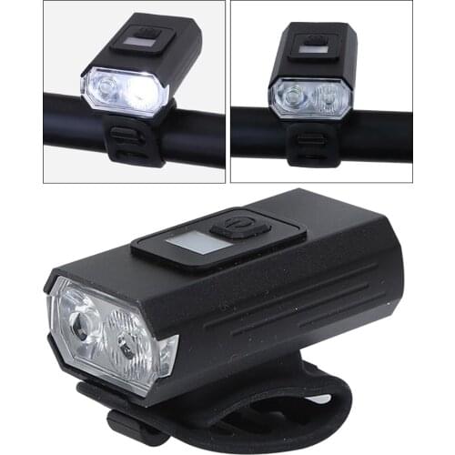 Bike Front Light, USB Rechargeable Beam Bike Headlight for Mountain Bikes, Road