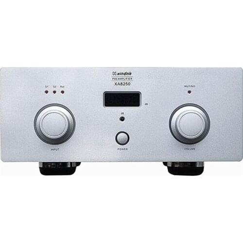 Xindak/XA8250(II) preamplifier, transistor preamplifier. S/N Ratio above 95dB, Input Impedance: 15K, Output Level: 10V(RMS)