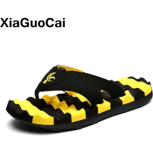 Summer Fashion Men Massage Slippers Big Size Non-slip Flip Flops For Male 2020 Newest Beach Shoes Sandals Dropshipping
