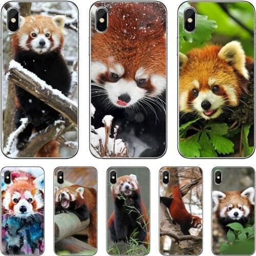 For Samsung Galaxy A9 A8 Star Lite A3 A5 A7 A6 Plus 2018 2015 2016 2017 Red-pandas-Poster Silicone Case