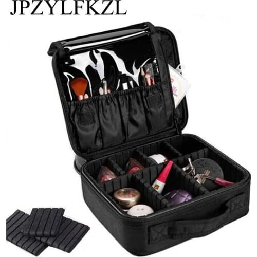 Makeup Artist Travel Accessories Professional Beauty Cosmetic Case Cosmetic Bag Semi-permanent Tattoo Nails Multi-Lay Organizer