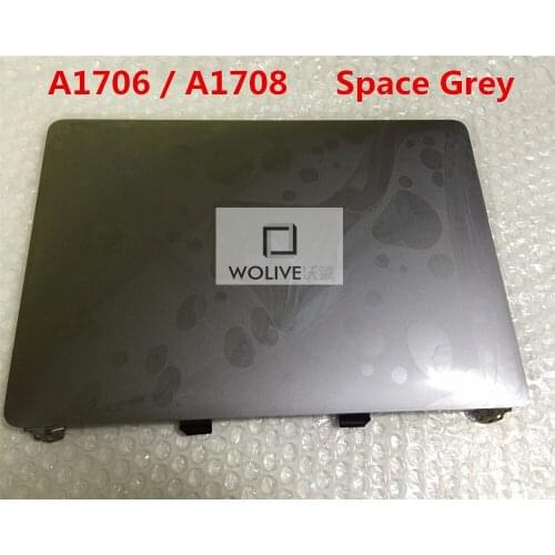 100% New For Macbook Pro Retina 13" A1706 A1708 2016 LCD Screen Assembly Gray