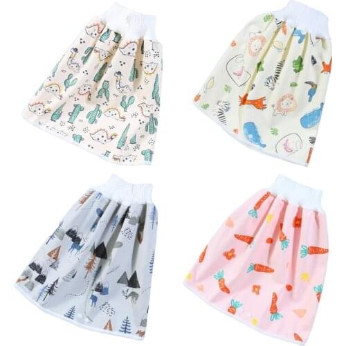 2 in 1 Comfy Children Baby Diaper Skirt Shorts Cotton Potty Training Nappy Pants