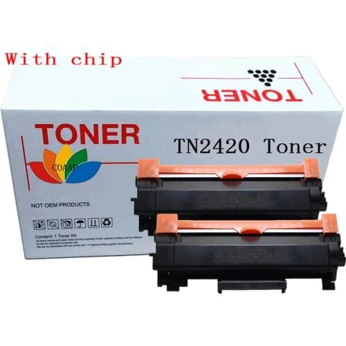 2PK TN2420 Black For MFC-L2710DN L2710DW L2730DW L2750DW, DCP-L2550DN L2550DW, HL-L2350DW L2310D L2357DW Printer toner cartridge