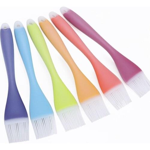 6pcs/set Silicone Oil Bottle Baking Brush Liquid Oil Honey Brushes Barbecue Tool BBQ Basting Pancake Kitchen Accessories