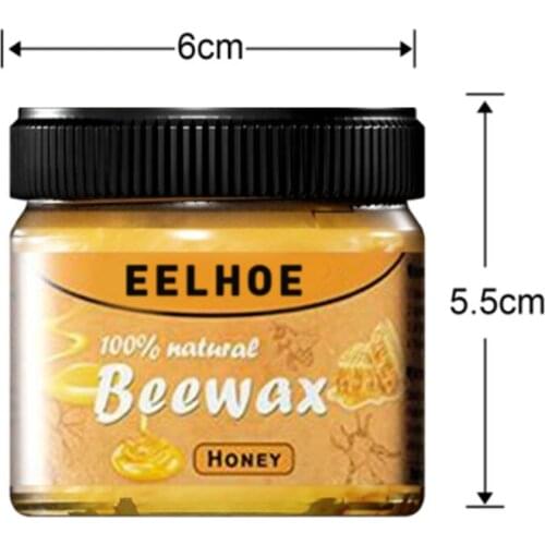 Wood Seasoning Beewax Wood Care Wax Wood Maintenance Cleaning Polished Waterproof Wear-Resistant Wax Furniture Care 1PC