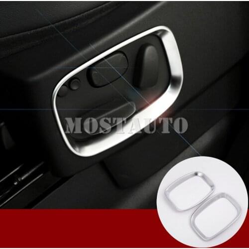For Land Rover Range Rover Sport Inner Car Seat Button Frame Cover 2010-2013 2pcs Car Accessories Interior Car Decor Car Trim