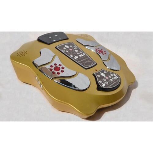Electric EMS foot massager with heating infrared low frequence physiotherapy for blood circulation large LCD display