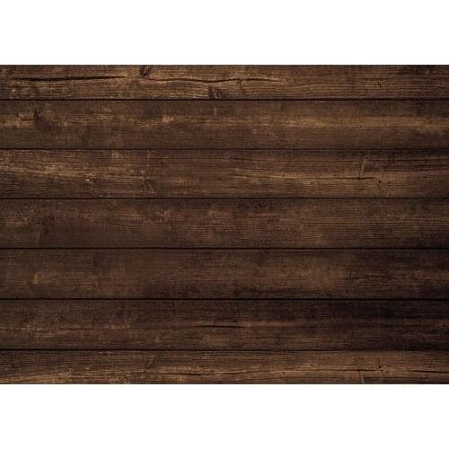 Brown Wooden Board Wall Photography Backdrop Vinyl Cloth Background Photo Studio for Baby Shower Children Pets Toy Photoshoot