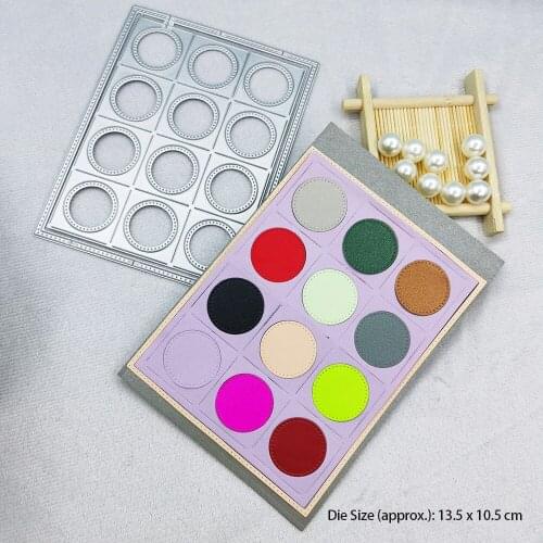 Powder Box Dies Scrapbooking Embossing Folder for Card Making Craft Mold Photo Alum DIY Slimline Dies Happy Birthday