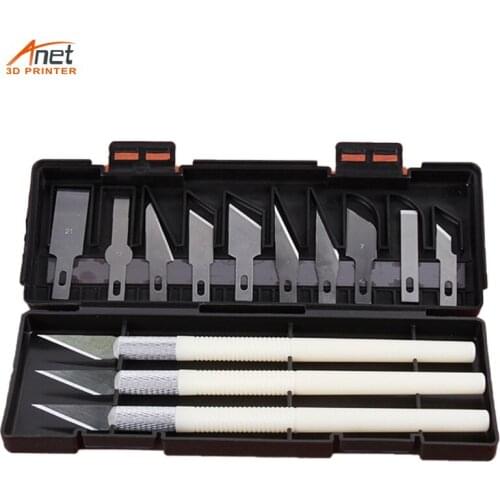 Hot Sale 3PCS/Set Engraving Knife Carving Tool Scalpel Knife DIY 3D Printer Parts for 3D Model Cutter Material Removal Tool