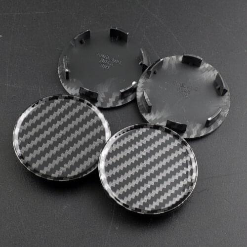 4pcs 45mm 51mm Carbon Fiber Car Wheel Center Rim Hub Cap Dust Cover Fit For Alloy Rim Center Decoration Accessories