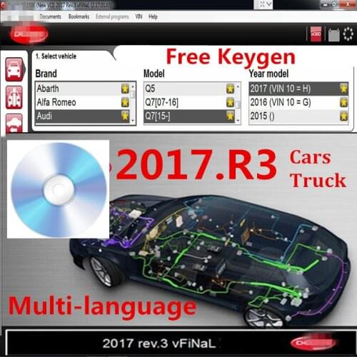 2020 NEW ! 2017.01 Free Activate Dvd Cd Software for Delphis 150e Multidiag Vd Ds150e Wow with Car and Truck only Download Link