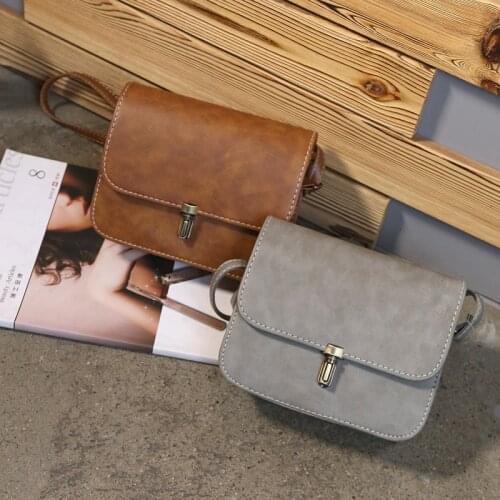 New Vintage Women Flap Fashion Casual Leather Shoulder Bags Lady Crossbody Messenger Bag Envelop Clutch Purse Women Handbags