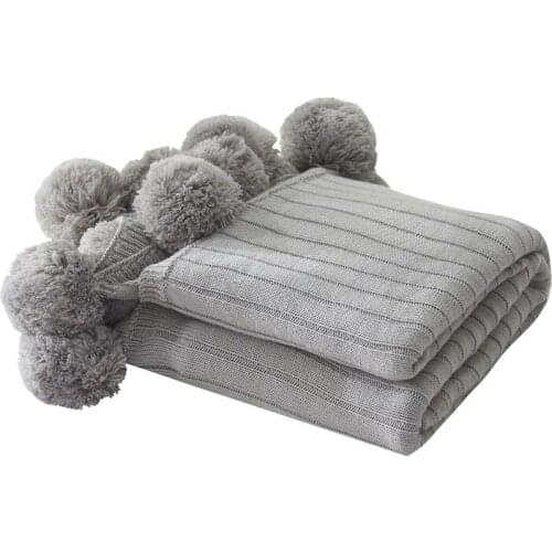 Inya Nordic Style Sofa Blanket Cover Blanket Office Siesta Shawl Blanket Knitted Cotton Blanket Leisure Air Conditioning Blanket