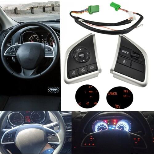 Cruise Control Switch Steering Wheel Button Audio Android Player Switches For Mitsubishi Outlander 2013-2015 Mirage 2012-2015