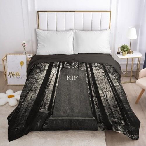 Cartoon Hallowmas Childrens Duvet cover Quilt/Blanket/Comfortable Case Bedding for kids baby boy girls 140x200 for Home RIP