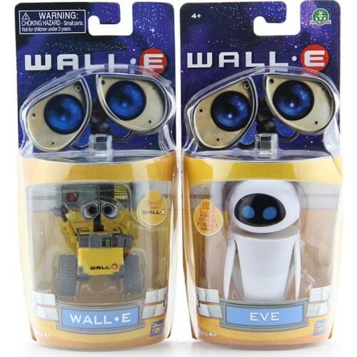 Wall-E Robot Wall E & EVE PVC Action Figure Collection Model Toys Dolls 6cm/10cm 2pcs/lot