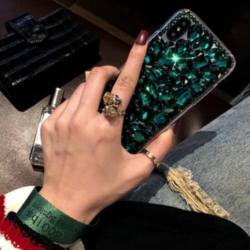 For Samsung S7 S8 S9 S10 PLUS S10 Lite Note5 8 9 Luxury Glitter Back Cover Crystal Bling Diamond rhinestone Phone case