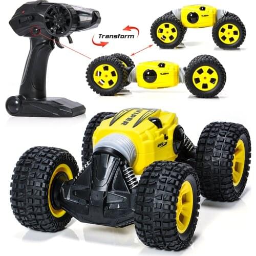 High-Speed Torsion Car One-Button Deformation Double-sided Driving 4WD High-Speed Deformation Car 1:16 RC Off-road Climbing Car