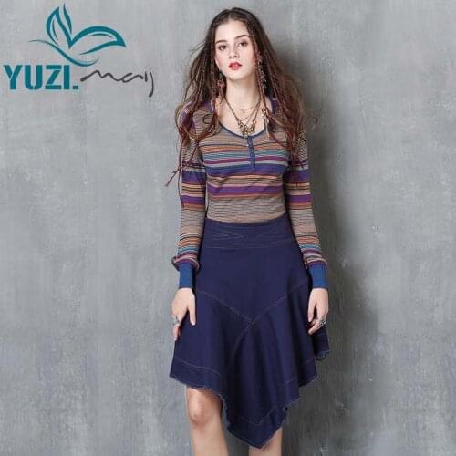 Женские длинные футболки Yuzi.may China At AliExpress