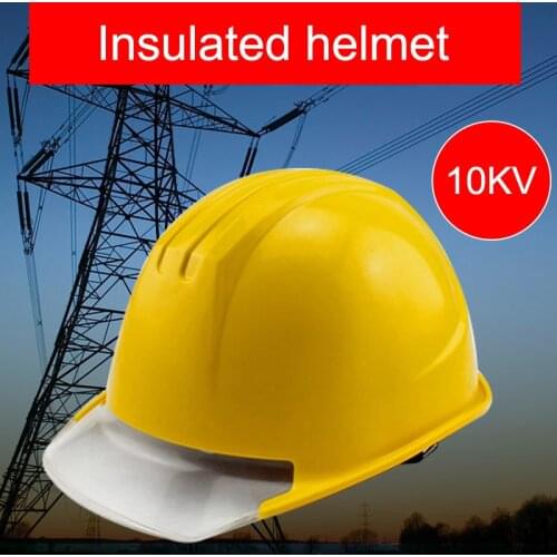 Safety Hard Hat 10kv High Voltage Power Insulation Helmet Electrician Construction Working Labor insurance Helmets