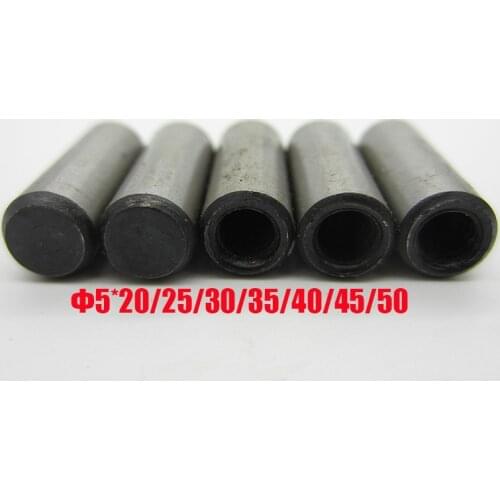 10pcs M5*(20/25/30/35/40/45/50)mm DIN7978 ISO8736 Taper pins with internal thread 45# steel GB118