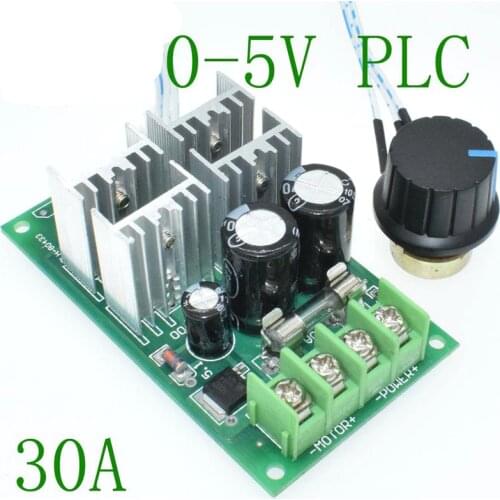 15KHZ 1800W 30A DC6V-60V PWM Motor governor Support PLC 0-5V MCU controller