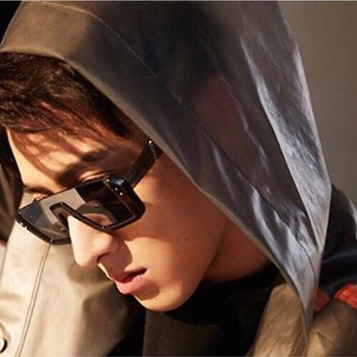 2020 luxury Fashion Classic Cool Half Frame Style Gradient Vintage Men Sunglasses Unisex Trend Square sun Glasses Oculos UV400