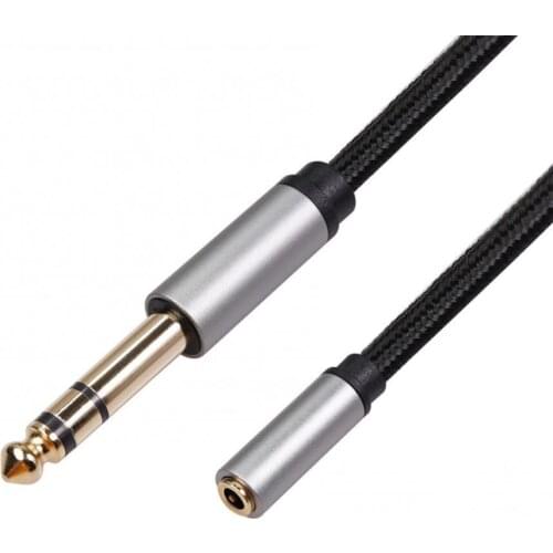 Bluelans 6.35mm 1/4 Male to 3.5mm 1/8 Female Audio Cable for Amplifier/Guitar/Piano/Phone