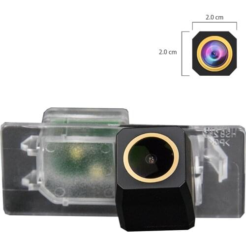 Misayaee Golden HD Car Rear View Reverse Camera Plate Light for Passat Variat B7 Alltrack B8 Polo Sedan 2011~2018 T6 Caravelle