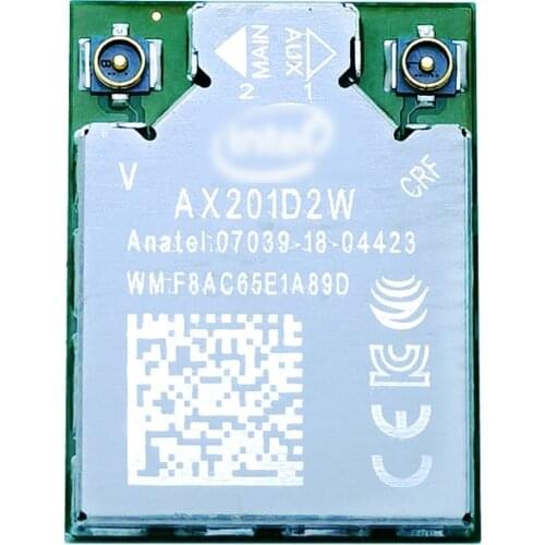 1PCS AX201D2W AX201 original new WIFI Bluetooth 5.0 module CNVIo2 Dual Band 3000Mbps wireless network card notebook module spot