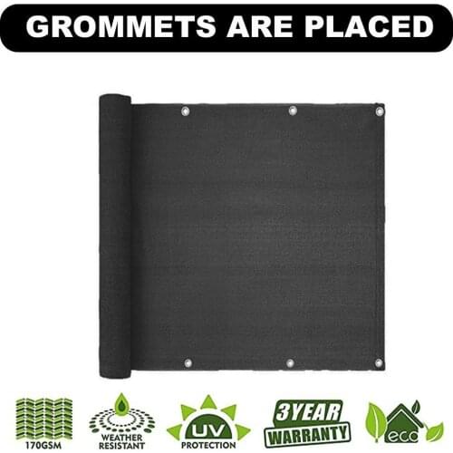 Balcony Fence Net Wall Privacy Outdoor Fencing Panel UV Protection Wind Sunshade Net Shelter Privacy Screen Breeze