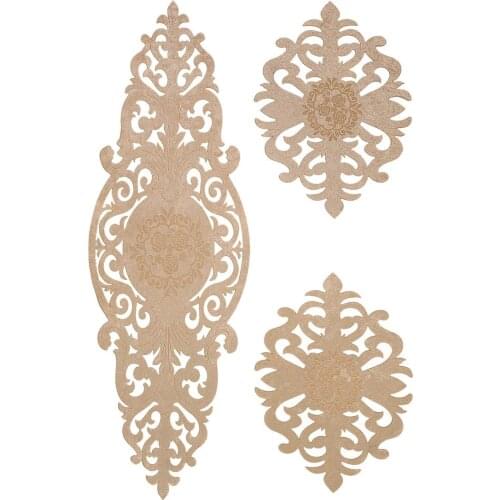 Roseart Velvet Salon Set 3 Piece Beige