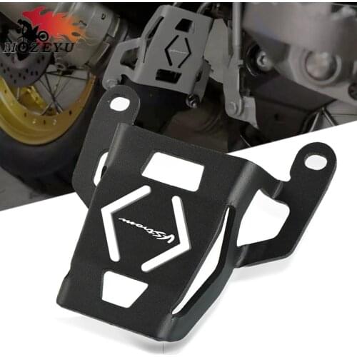 Black/Silver For Suzuki DL1000 V-Strom 1000 2015-2019 2018 2017 CNC Aluminium Motorcycle Exhaust Valve Guard Cover Protection