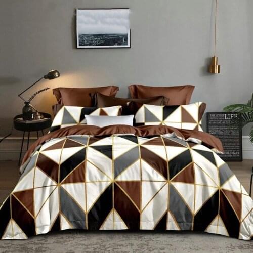 Duvet Cover Set Geometry Comforter Bedding Sets Duvet Cover Linens Twin Full Queen King Kids Bedding Set Cotton Bedding Set