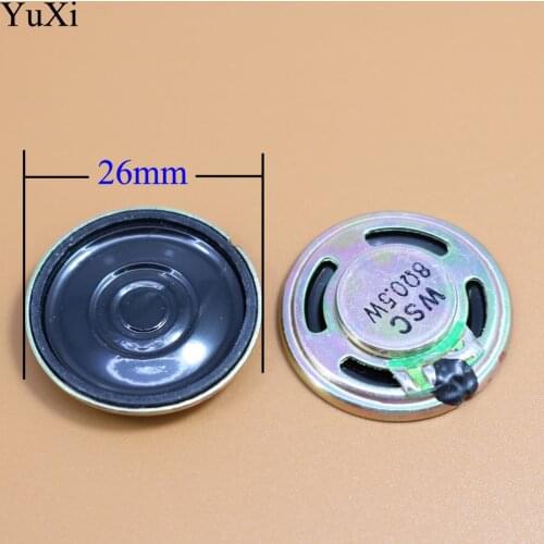 YuXi diameter 2.6CM/26MM 8 ohms 0.5W / 8R 0.5W speakers